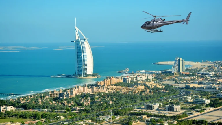how to book helicopter ride in dubai