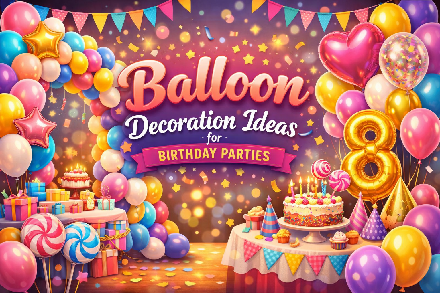 Balloon Decoration Ideas for Birthday Parties